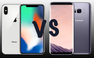 SAMSUNG GALAXY s9+ y IPHONE -X