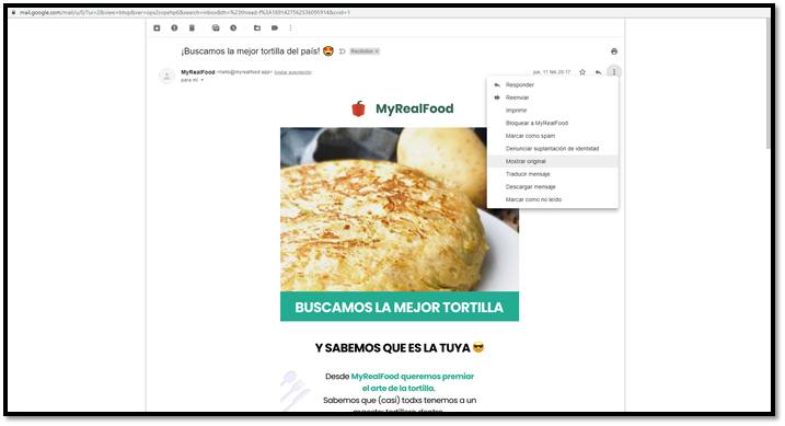 Verificació remitent correu
