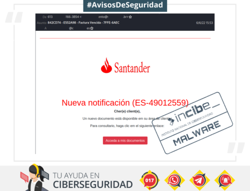 Campanya de distribució de malware a través d’una factura falsa