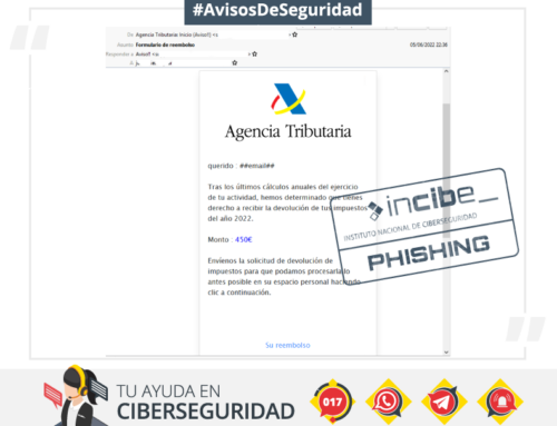 Campanya de phishing que afecta l’Agència Tributària